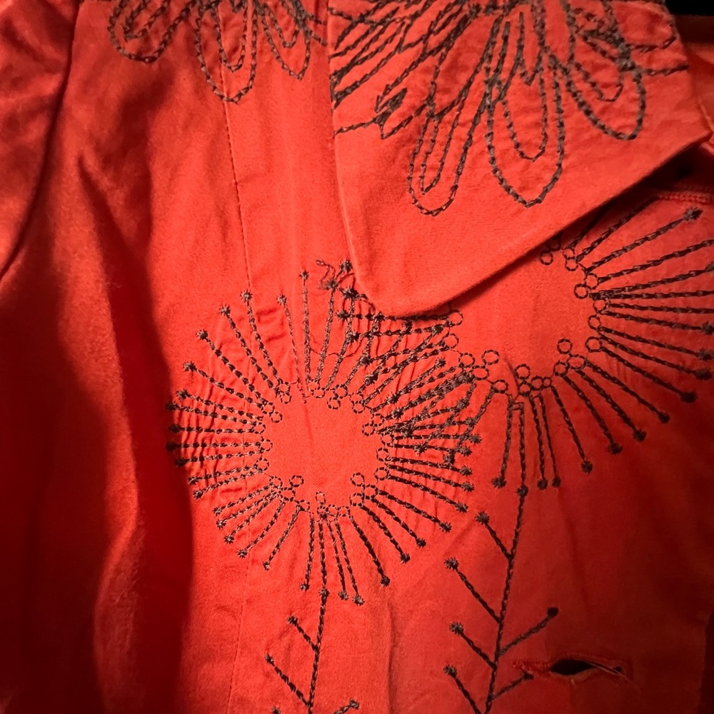 Vintage Embroidered Flower Jacket - image 4